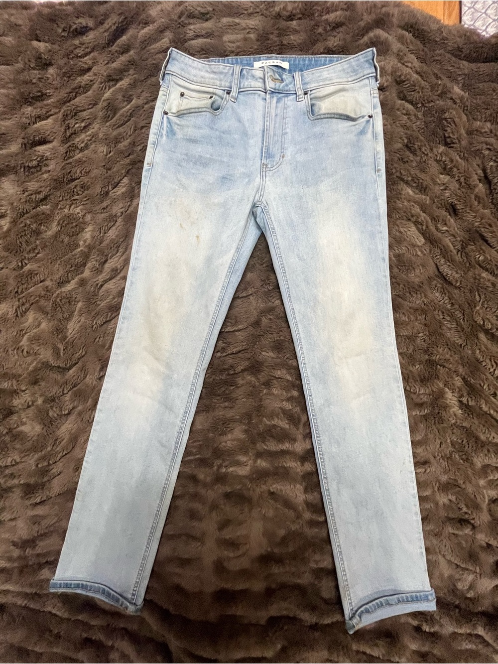 PacSun Light Blue Slim Jeans for Men